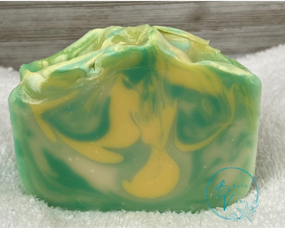 Lemongrass Spearmint Cold Processed Soap