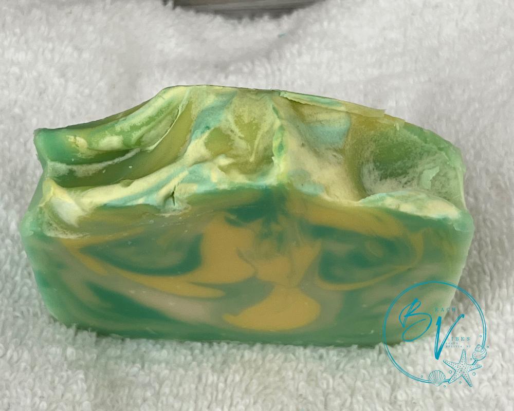 Lemongrass Spearmint Cold Processed Soap